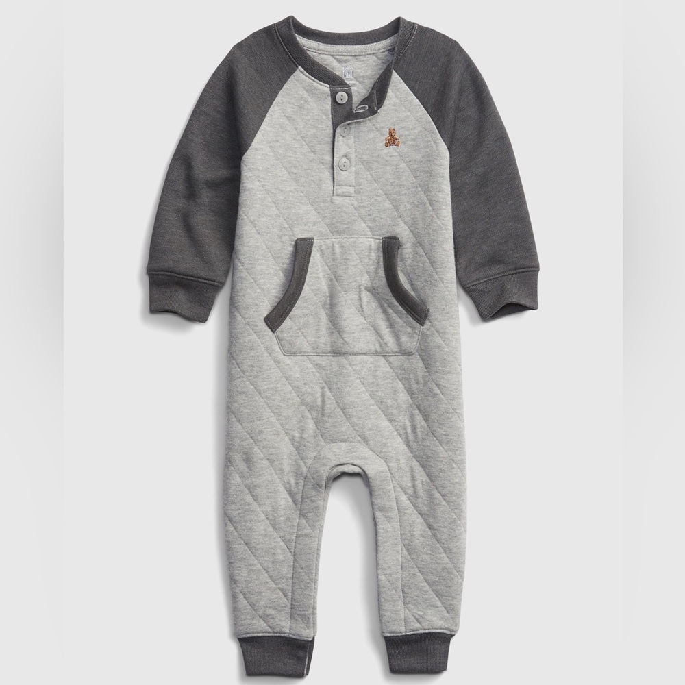 NWT Baby Gap Quilted Romper